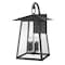 Z-Lite Rainer 6 Light Outdoor Wall Light, 17.5in. W x 31in. H, Black 5015XXL-BK - alternate 1